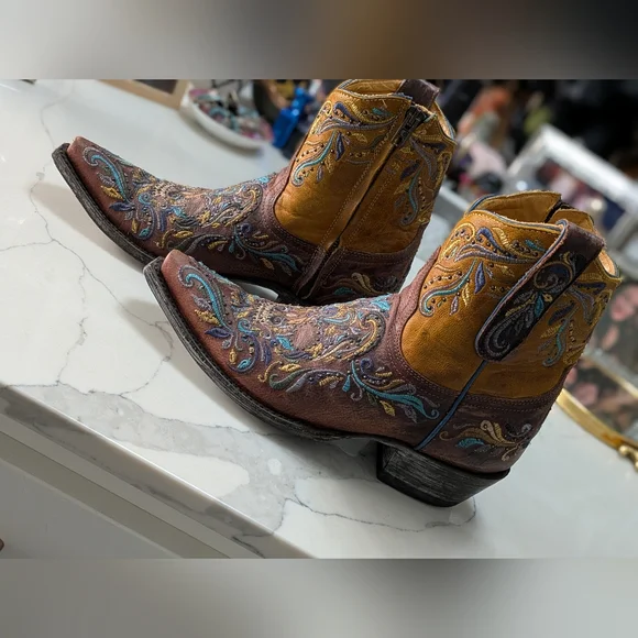 Old Gringo Dulce Calavera Embroidered Boots 7B